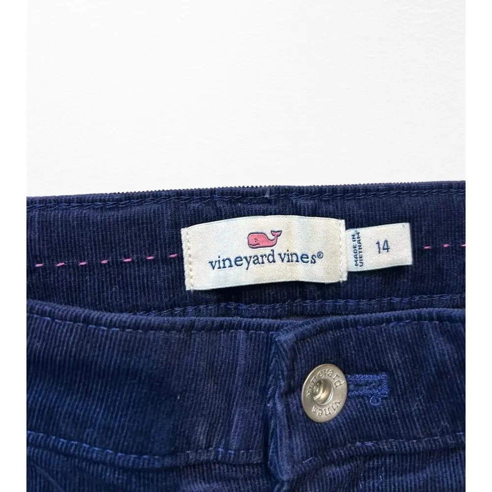 Vineyard Vines Girls’ Kick Flare Corduroy Pants, Size 14